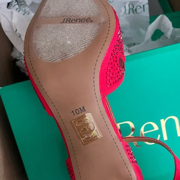 J. Renee Lisha Women's Pump - Red - Picture 6 of 6